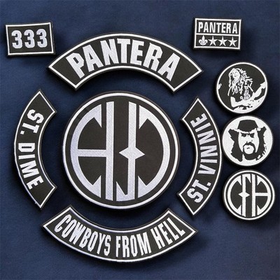 Pantera CFH Embroidered Patch Set: Cowboys From Hell - 10 PCS