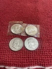 (4) Two Franklin 90% Silver Half Dollars Random Dates