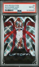 2024 PANINI REVOLUTION LIFTOFF! COSMIC #8 ALEXANDRE SARR 90/99 PSA 8