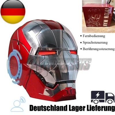 Iron Man Helm 1:1 MK5 Autoking Vollautomatisch Voicecontrol/ Fernbedienung Maske