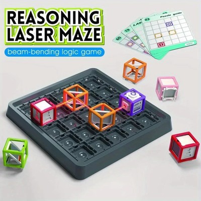 Laser Maze Logikspiel für Kinder Lernspielzeug Denktraining Herausforderung