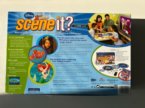 Disney Scene it? 2nd Edition DVD Board Game 100% Complete Metal Tokens - Picture 2 of 6