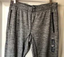 Gap GapFit Sweatpants Joggers Gray Elastic Waist Pockets Men s Size M
