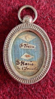 ANCIEN RELIQUAIRE SAINT PIERRE et SAINTE MARIE de l'INCARNATION