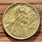1921-S Lincoln Wheat Cent Monster Woody Error Wood Grain Improper Alloy Mix