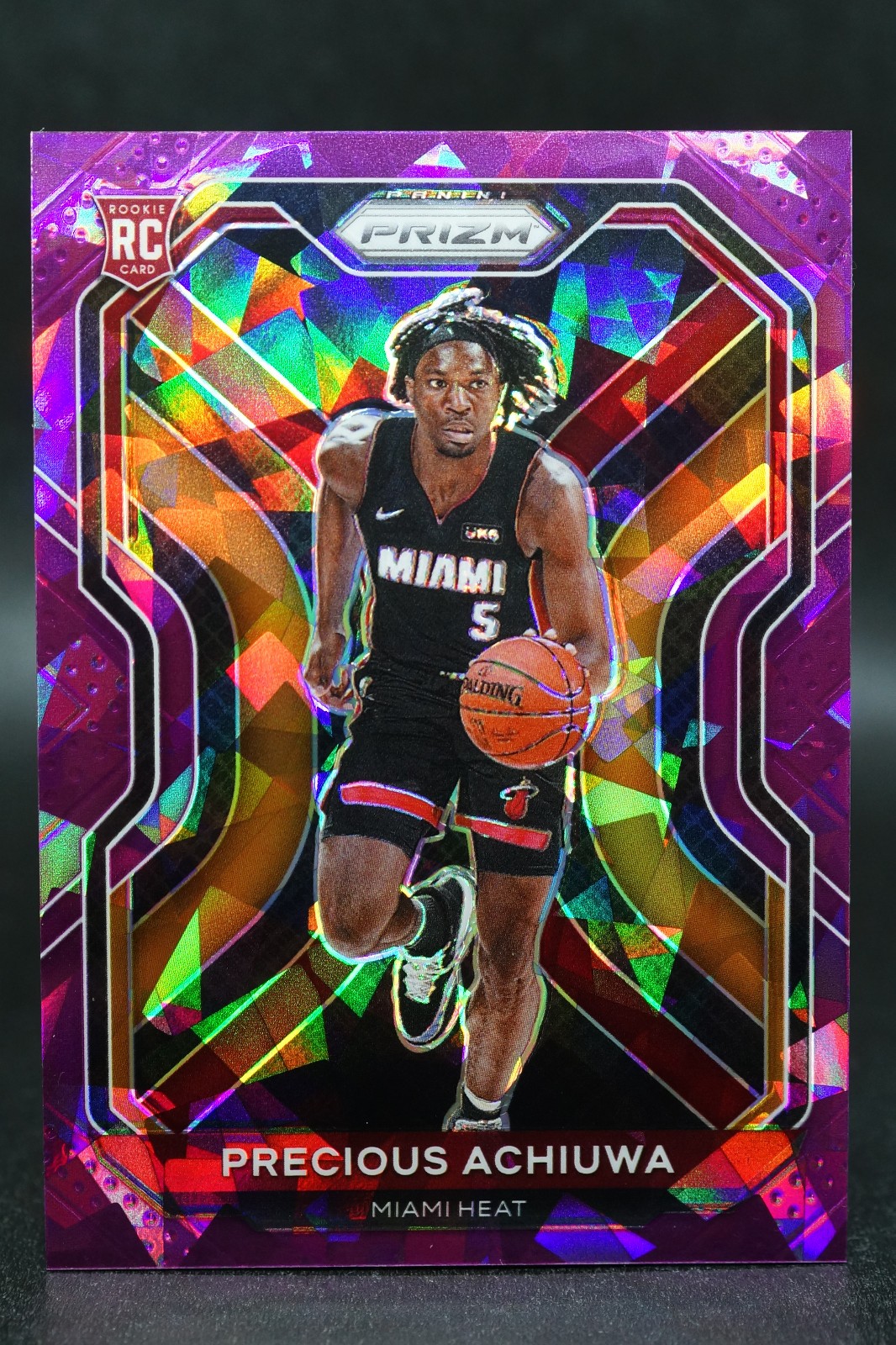 2020-21 Panini Prizm Purple Ice Prizm 29/175 Precious Achiuwa #294 Rookie RC
