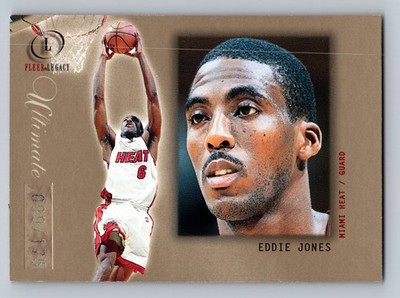 Eddie Jones 2000-01 Fleer Legacy Ultimate /175 #47 Miami Heat