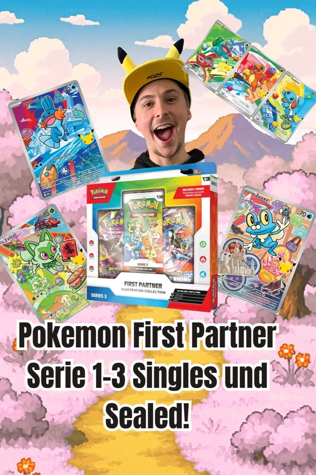 Pokémon Erste Partner Release und Singles