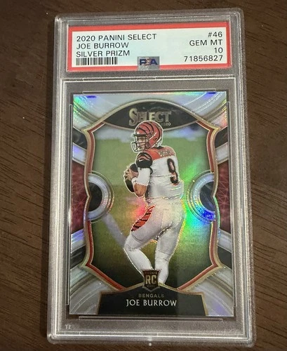 2020 Panini Select - Concourse Joe Burrow #46 Silver Prizm (RC)