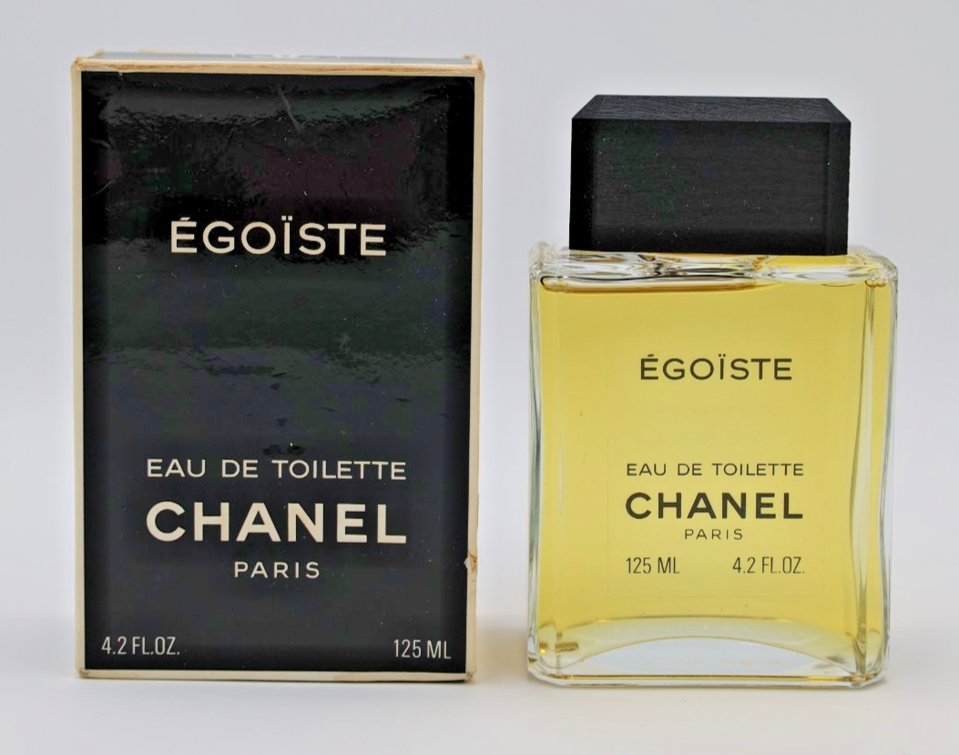 Chanel Egoiste EDT 125ml / 4.2 oz Vintage Splash Bottle Finescents