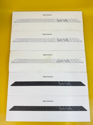 Partia 5x Apple Magic A1843 Magic Keyboard z klawiszami numerycznymi w pełni przetestowana z pudełkami - Zdjęcie 3 z 3