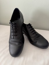 Capezio Men's Dance Ballroom Shoe BR02 Suede Sole Size 11 Excellent Condition