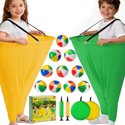 17-teiliges Oma Hosen Hofspiel Ostern Spiele Set, 2 übergroße Oma lustige Hosen