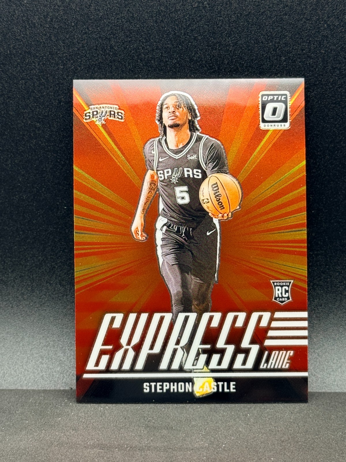 2024-25 Panini Donruss Optic - Express Lane Stephon Castle #1 (RC)