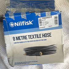 Nilfisk 8m Textile Pressure Washer Hose 8.1-10mm 60-72&deg;C MPN 128500080
