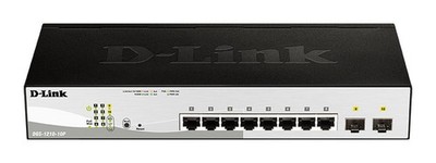 D-Link DGS-1210-10P Schwarz/Grau Smart Managed Gigabit Switch 10-Port PoE NEU