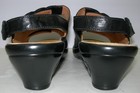 Think! Women's Black Leather Strappy Kitten Heel Ankle Strap Sandals 40/US9 — photo 5