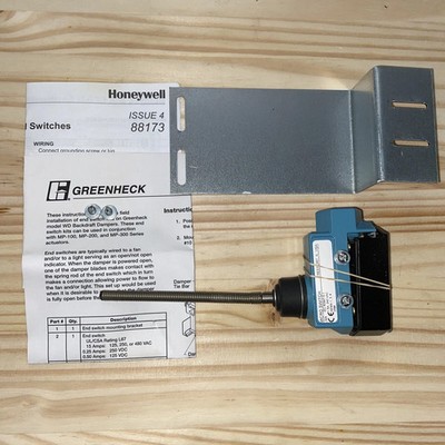 851038 Honeywell Micro Limit Switch With Mounting Bracket