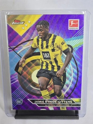 Topps Bundesliga Finest 23 24 Jamie Bynoe Gittens Borussia Dortmund RC #/250