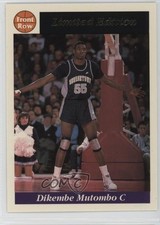 1991 Front Row Limited Edition Promo Charter Member Dikembe Mutombo #2 HOF 03wo