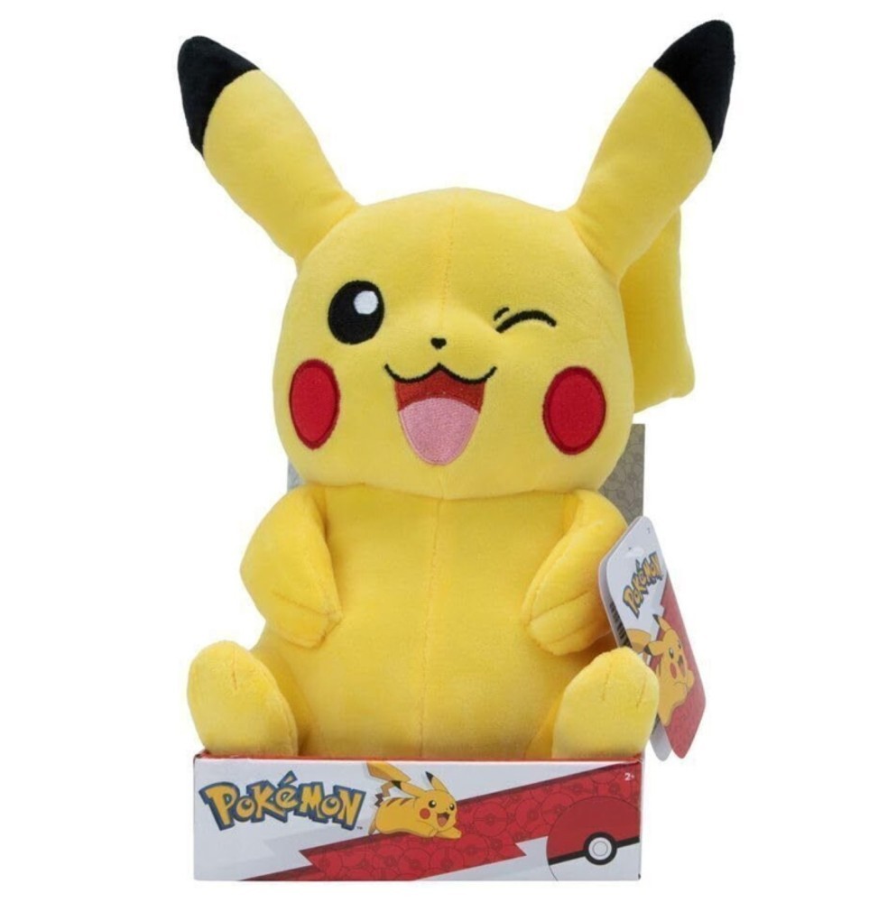 Peluche Pokémon Pikachu 30 cm doudou rassurant contre la peur du noir