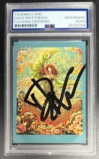 Dave Matthews Signed Autograph Original PSA/DNA Chicago Ticket Trading Card COA
