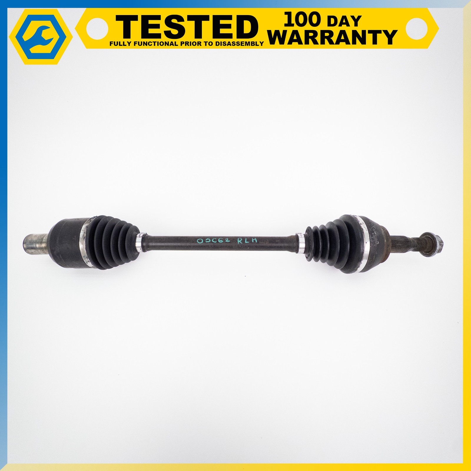 05-13 CHEVROLET CORVETTE C6 XLR REAR LEFT AXLE HALF SHAFT UNIVERSAL JOINT OEM