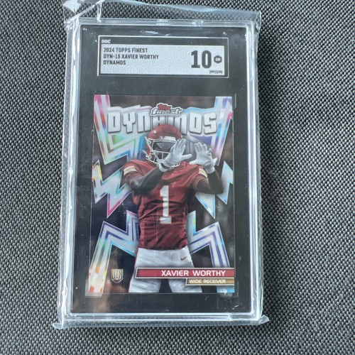 2024 Topps Finest - Dynamos Xavier Worthy #DYN-15 (RC)