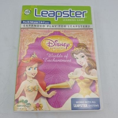 LeapFrog Leapster 1&2 Disney Princess Worlds of Enchantment Learning Game