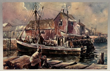 Seascape Watercolor, James Murray, Art Postcard