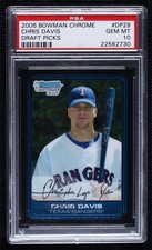2006 Bowman Draft Chrome Draft Picks Chris Davis #DP29 PSA 10 GEM MT 0a2