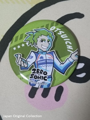 Sonic Racing Cross Worlds 2BRO OTSUICHI Can Badge From Japan