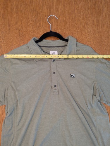 Flylow Snap Up Golf Polo Men's Size Large Light Green Sage - Picture 8 of 17