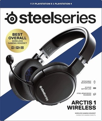 SteelSeries Arctis 1 Wireless Gaming Headset for Playstation - Black