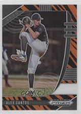 2020 Panini Prizm Draft Picks Tiger Stripes Prizm 56/99 Alex Santos #PDP72 1j8