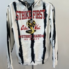 COBRA KAI The KARATE Kid NETFLIX Men  s size Med Women  s size Large Logo Hoodie