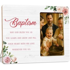 Baptism Gifts Picture Frame for Girls, Christening Gifts, Catholic Baby Gift ...