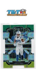 Jaylon Jones 2023 Panini Select Green and Yellow Prizms Die Cuts #42 Colts RC 76