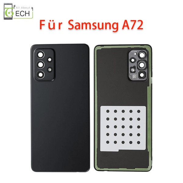 FüR Samsung Galaxy A72 SM-A725 Akkudeckel Backcover RüCkseite + Dichtung ...-image