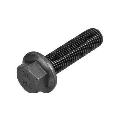 1pcs M16x60mm Flanged Hex Head Bolts Hexagon Serrated Bolt Fully Thread Screw