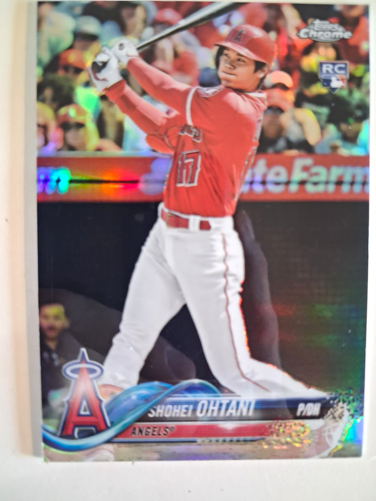 Topps 2018 Chrome Shohei Ohtani Rookie Insert #700 Angels *SEE DESCRIPTION* DMG