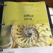 New Perspectives Microsoft Office 365, Office 2019 Study Guide, 3-ring binder