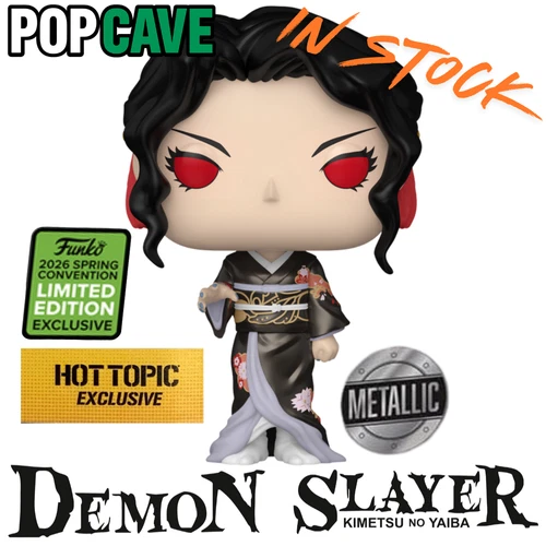 Funko Pop Cave DEMON SLAYER: MUZAN KIBUTSUJI Hot Topic & ECCC Excl FREE BONUS