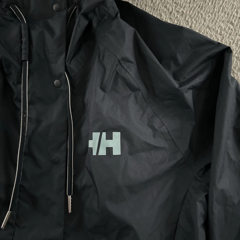 Helly Hansen Womens Jacket Blue Size Medium Loke Packable Anorak 100% Polyester - Image 3 of 4