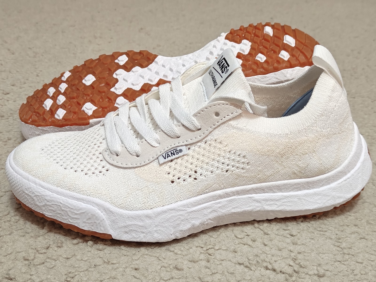 Vans UltraRange VR3 Skate Sneakers True White Women's Shoes VN0A4BXBW00 Multi Sz