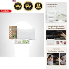 Adjustable Memory Foam Pillow Queen Size Bed Pillow Unique Support Back Side