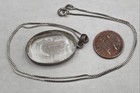 Sterling Silver Carved Quartz Pendant Necklace — photo 4