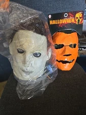 HALLOWEEN (2007 ASYLUM MASK + CURSE OF MASK) SET Michael Myers Rob Zombie 
