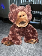 Gund Chocolate Philbin Brown Teddy Bear Soft Stuffed Plush