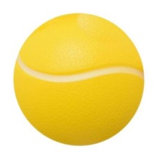 Yellow Hand Exercise Stress Relief Ball, Tennis Soft Squeeze
